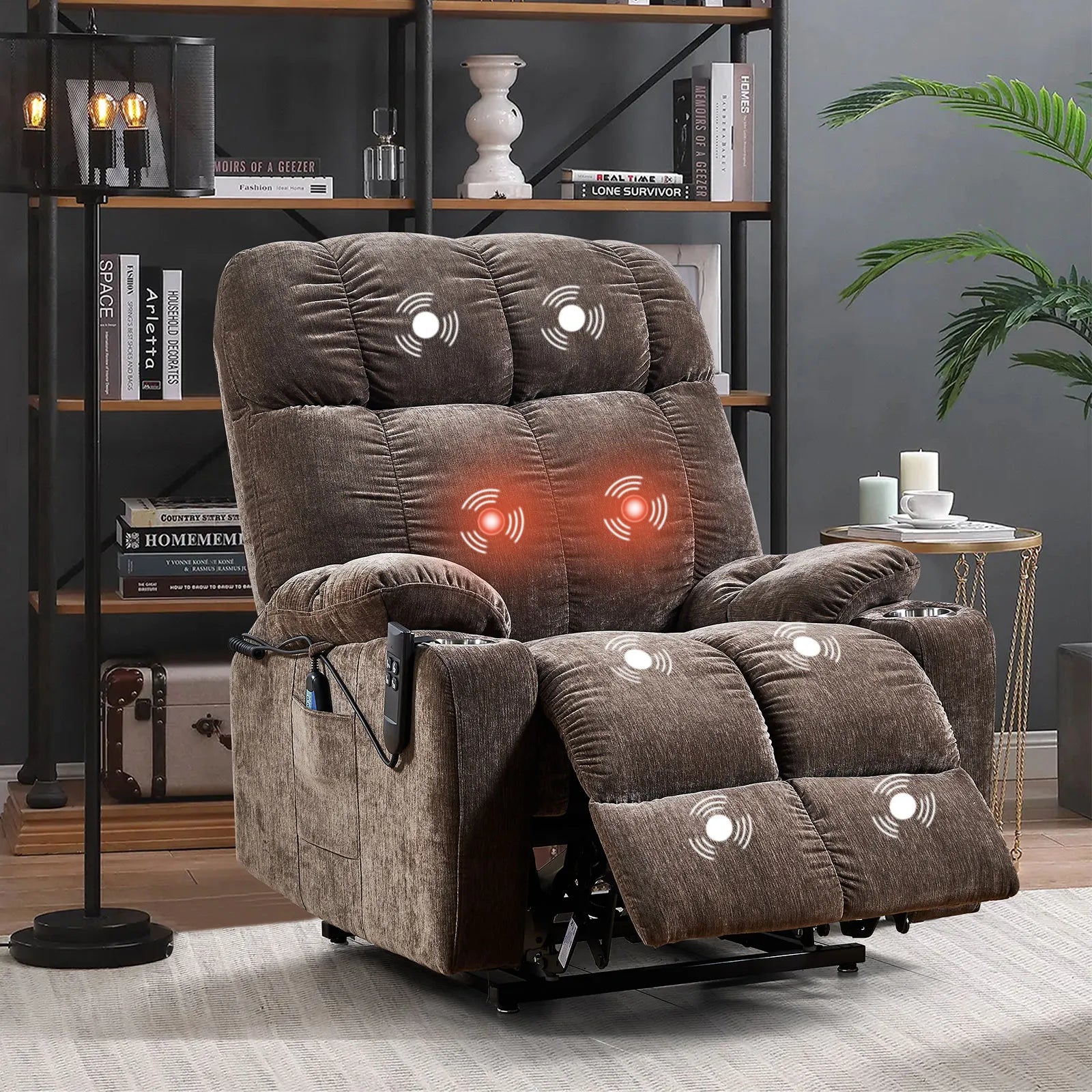 power recliner with heat and massage