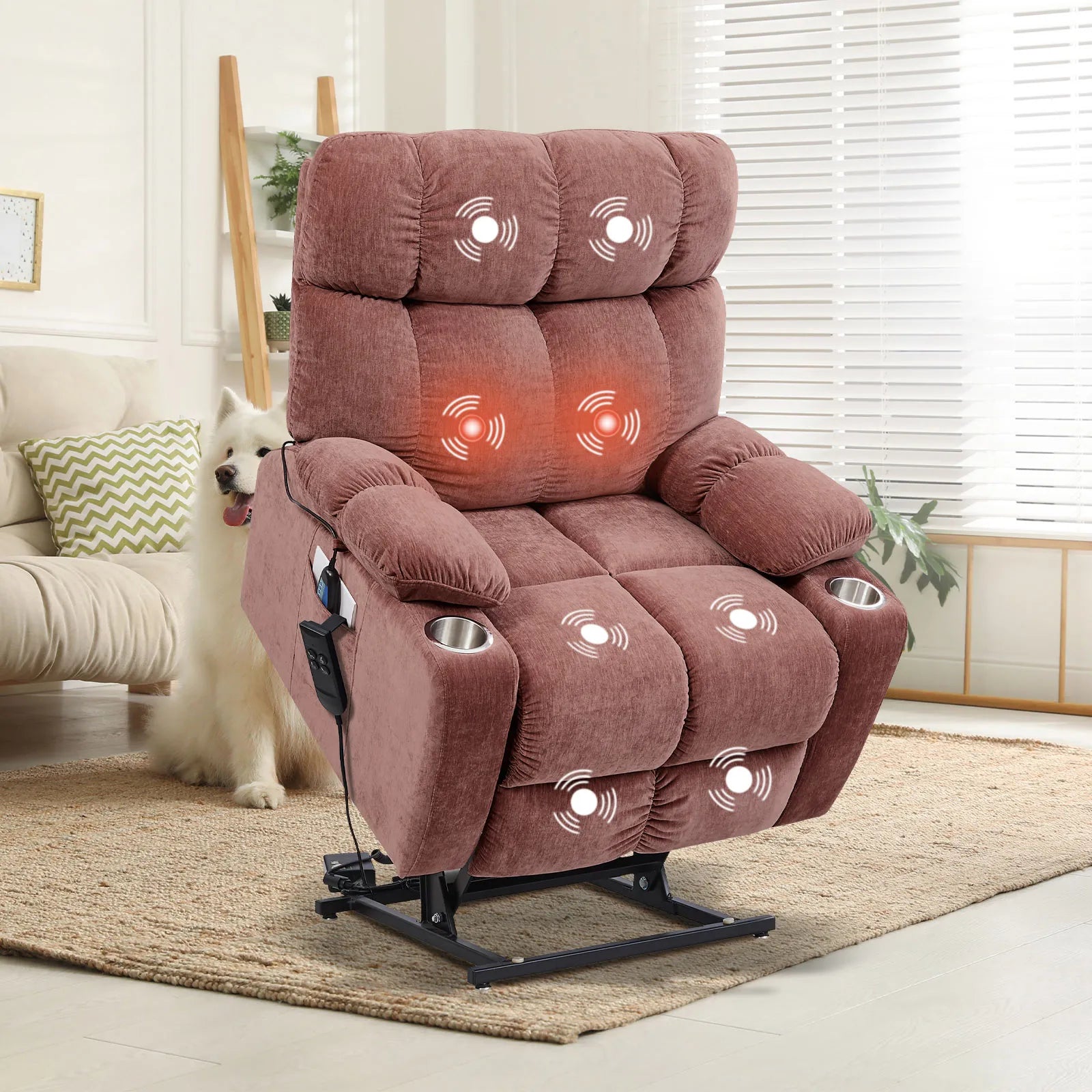 rose red lift recliner chairs