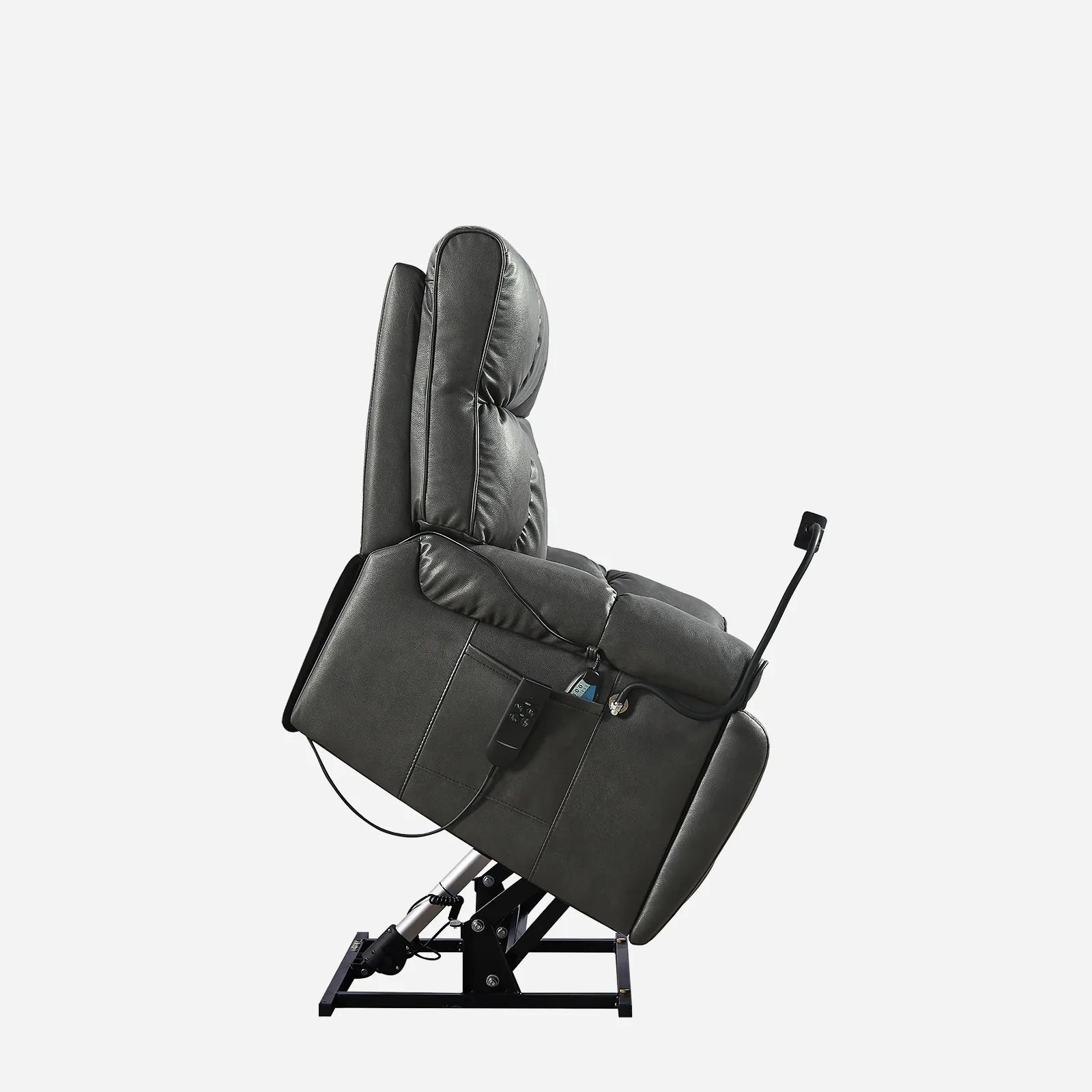 black lift recliner chair for the elderly
