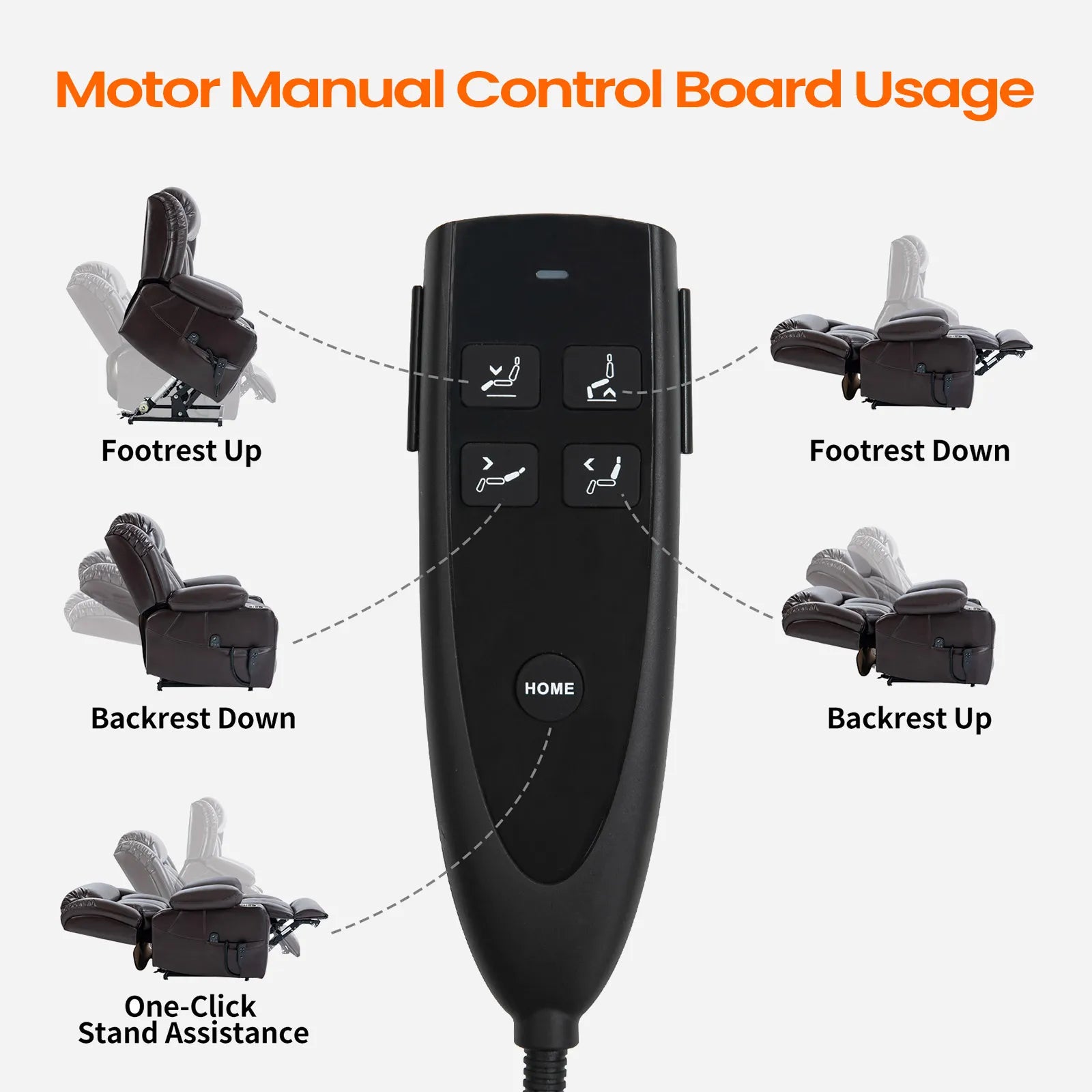 remote control of lift recliner chair