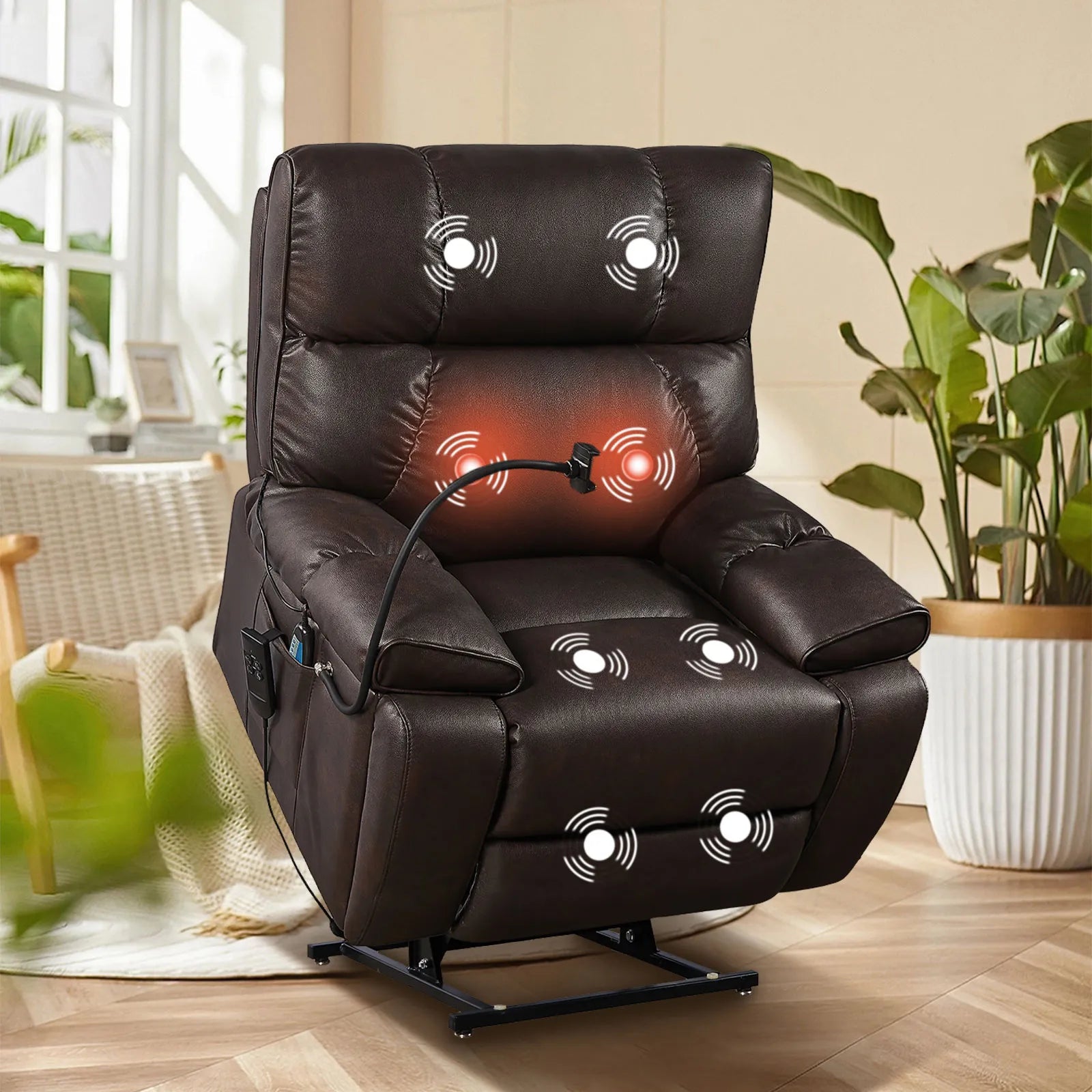 power lift chair with heat and massage
