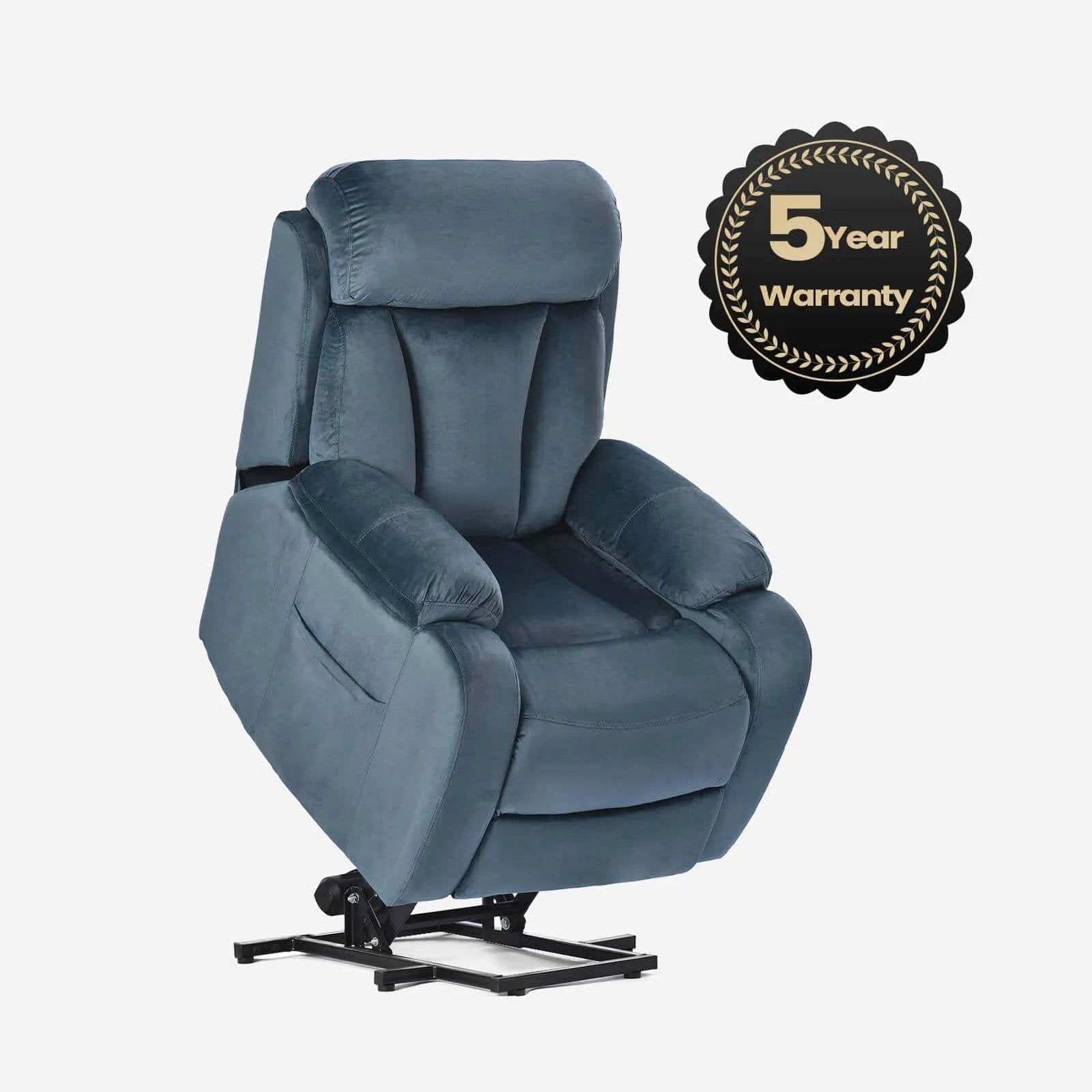 blue lift recliner chairs