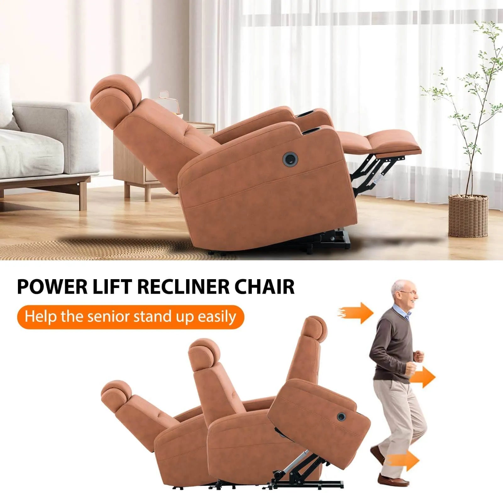 recliners with lift assist