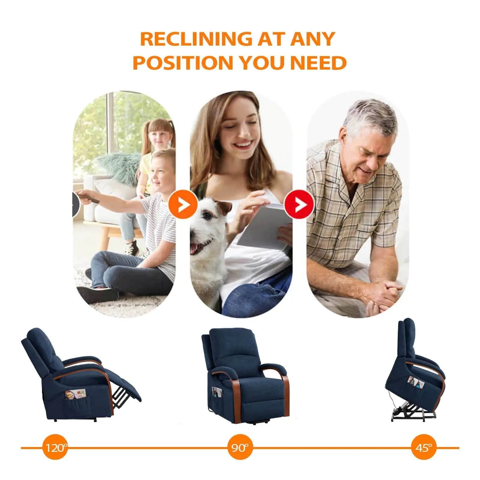 power lift recliner for short people