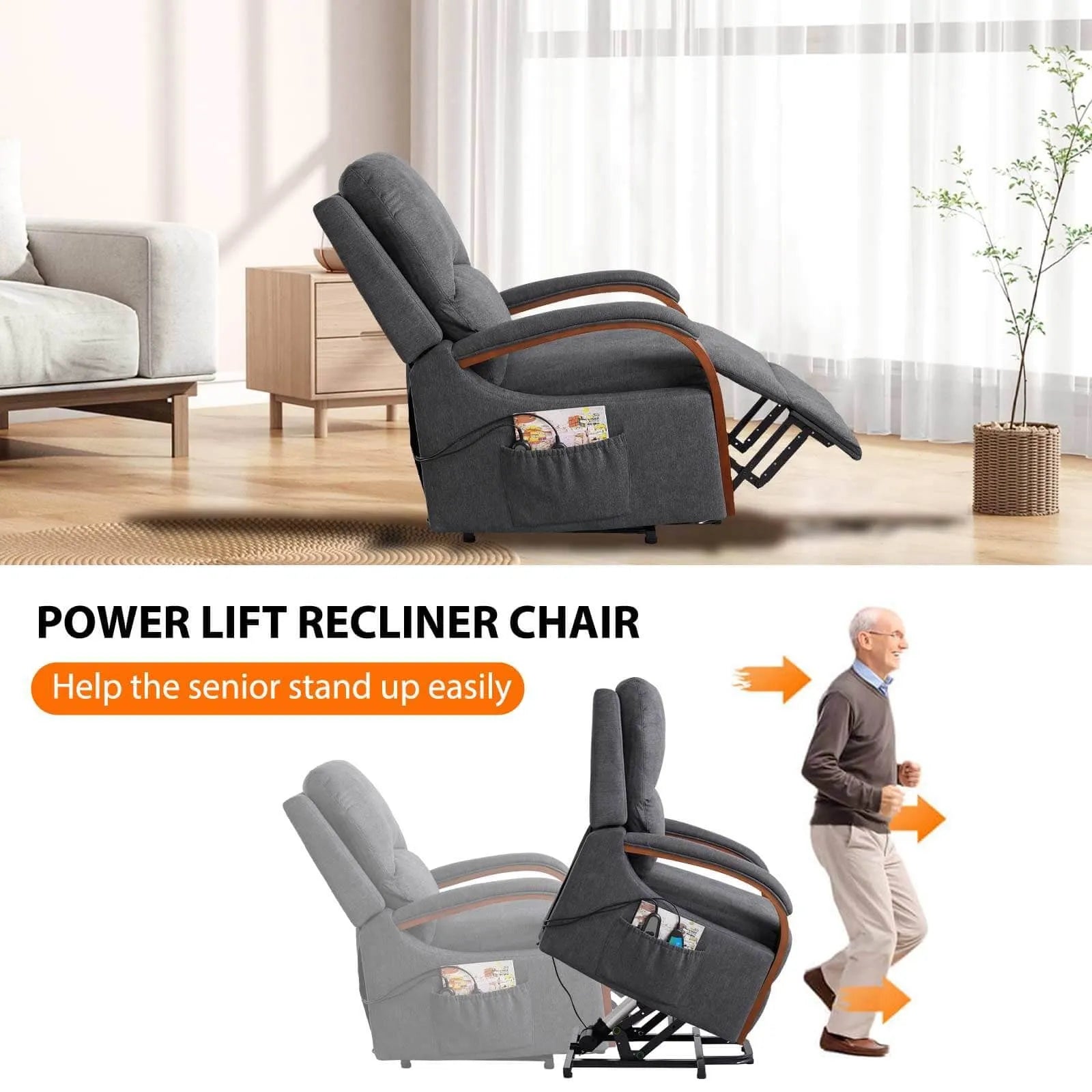 power lift recliner chair for short people