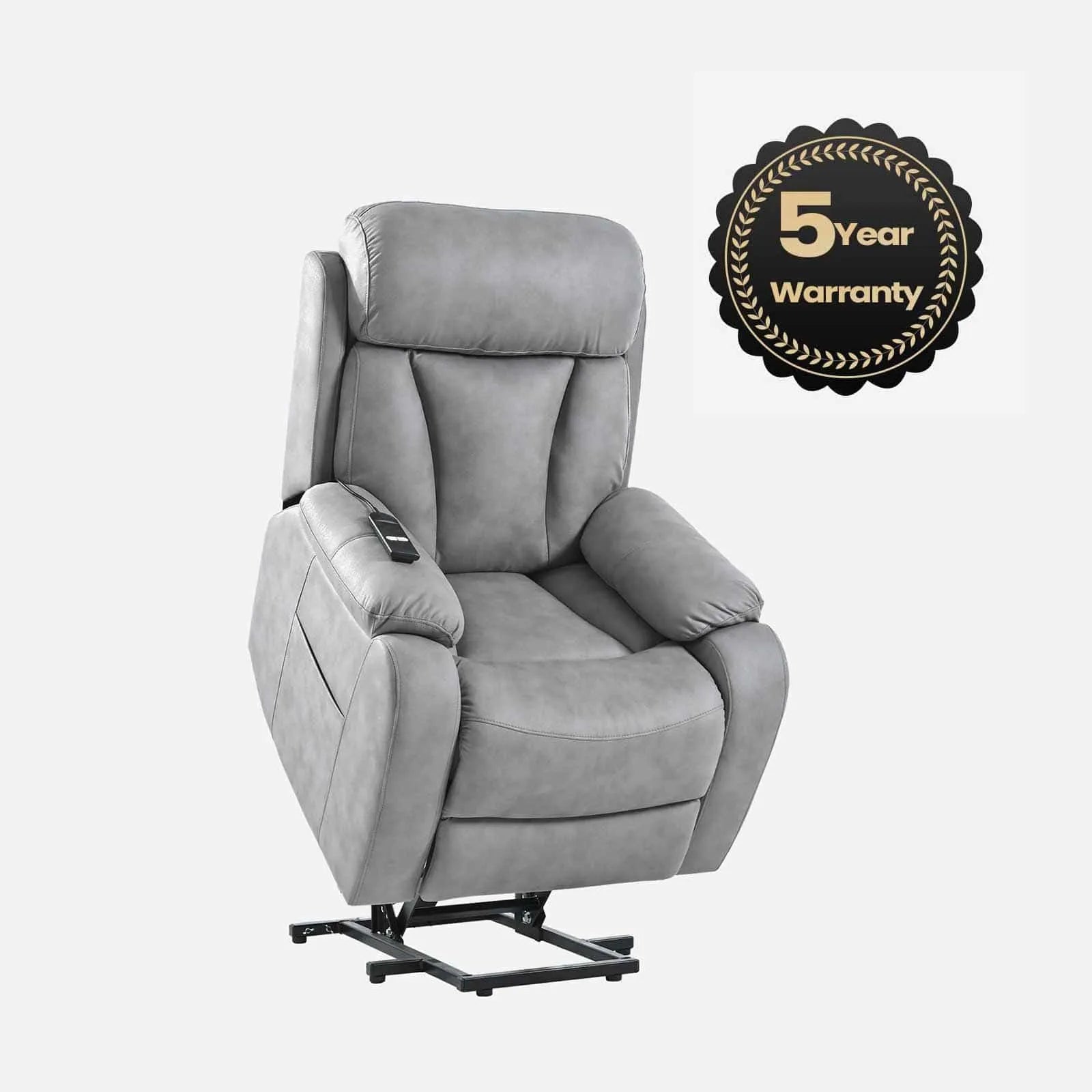 remote control lift recliner with 5 year warranty