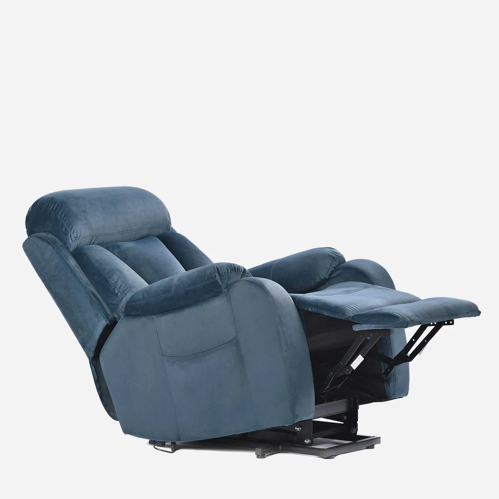 navy blue lift recliner chair