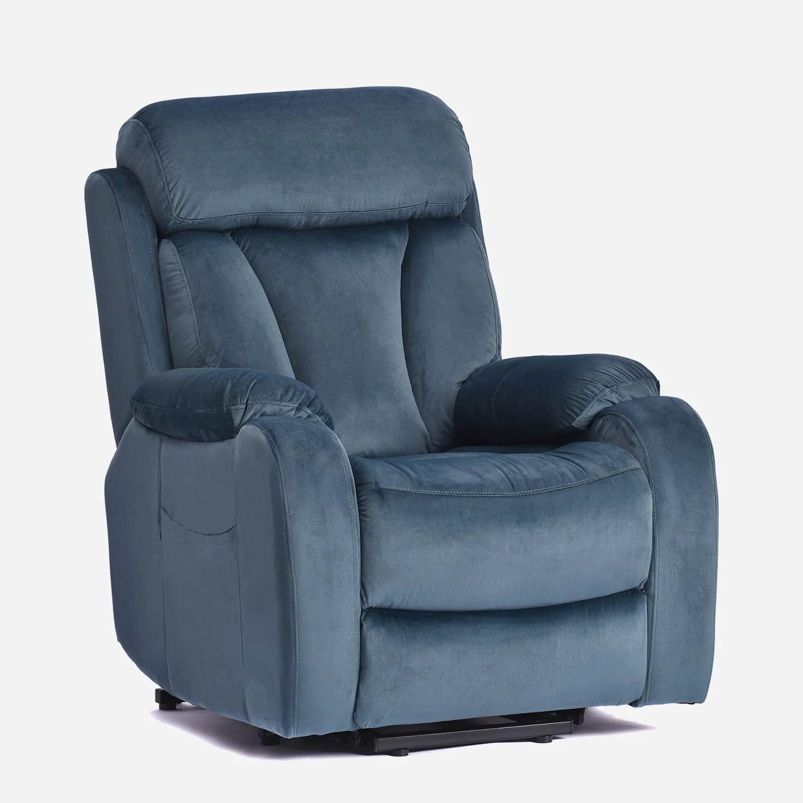 nave blue lift recliner chair for elderly