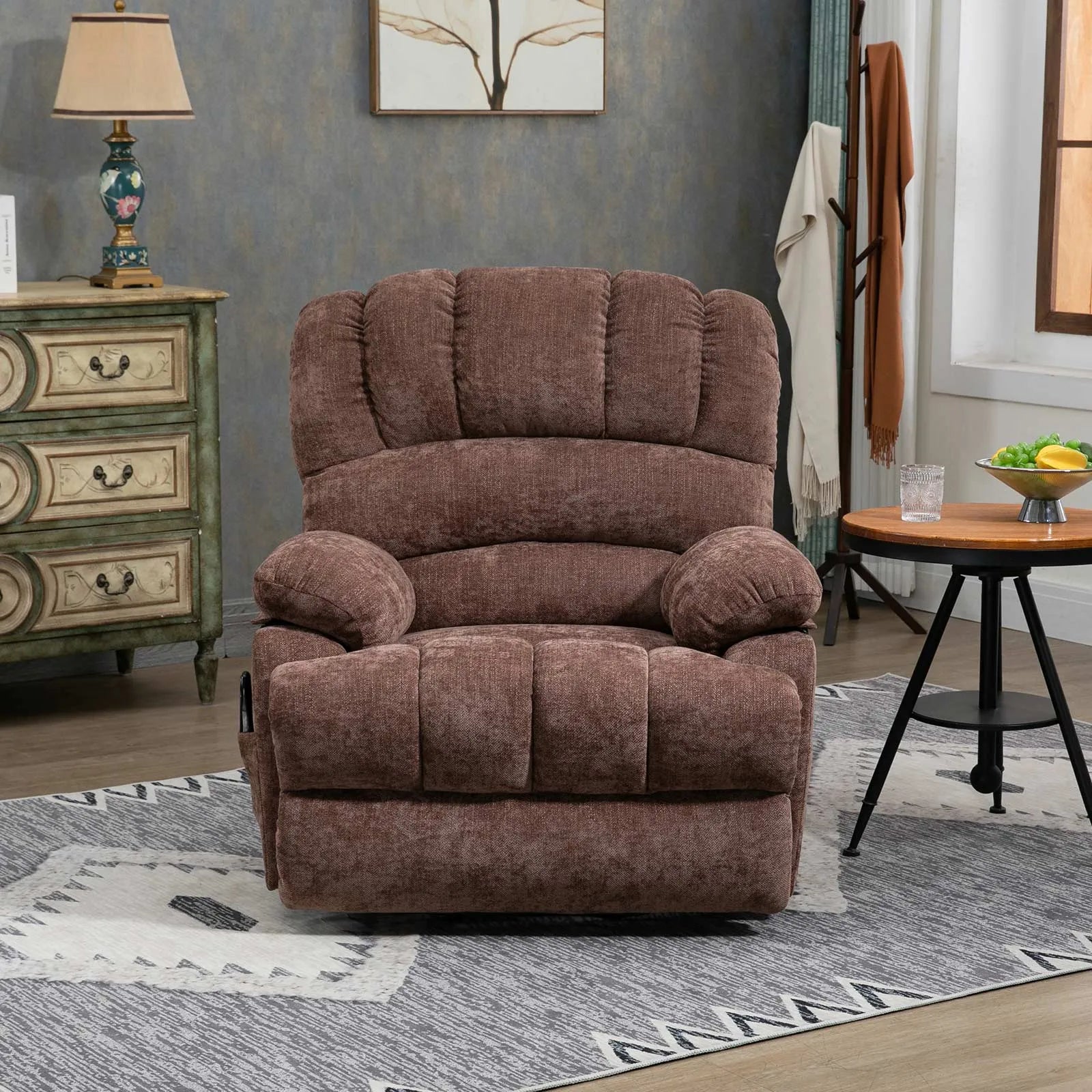 brown lift recliner chair for living room