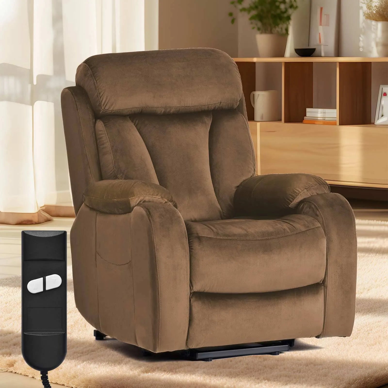 brown power lift recliner chairs