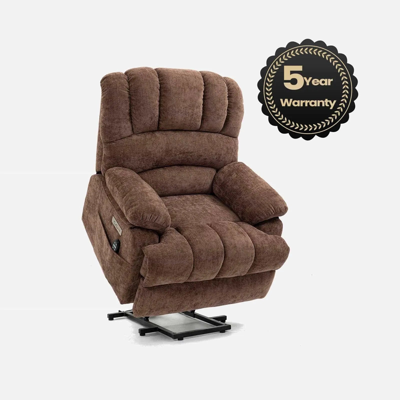 brown fabirc lift recliner chairs